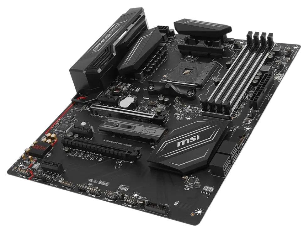 материнской платы MSI B350 GAMING PRO CARBON
