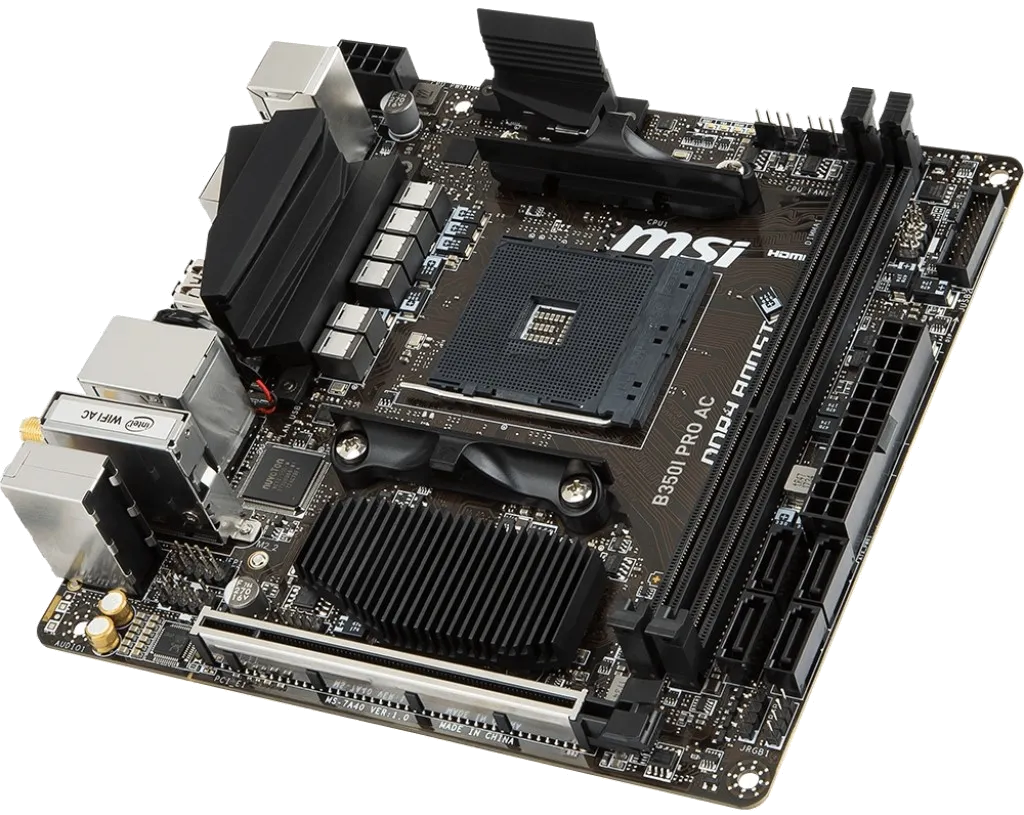 материнской платы MSI B350I PRO AC