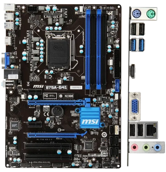 материнской платы MSI B75A-G41