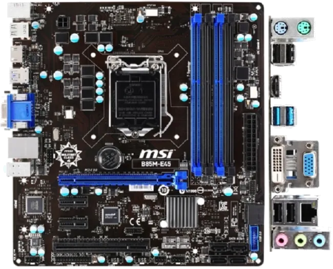 материнской платы MSI B85M-E45