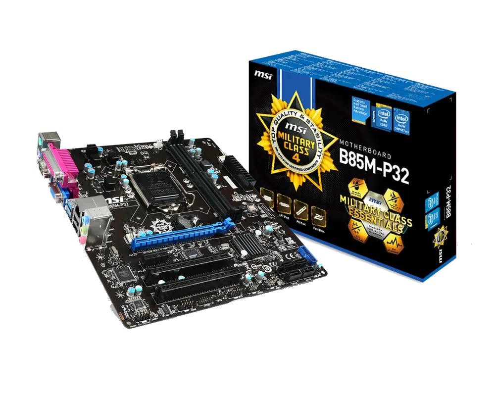 материнской платы MSI B85M-P32