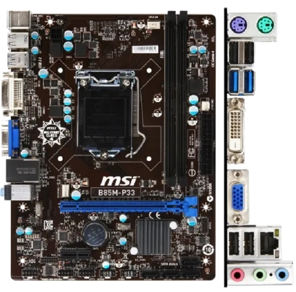 материнской платы MSI B85M-P33 V2