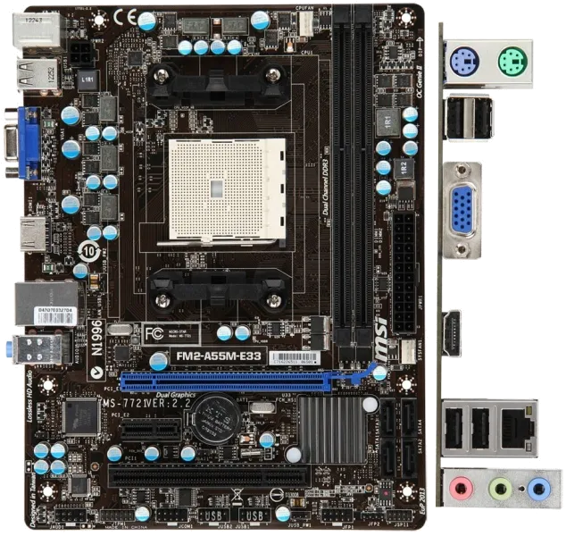 материнской платы MSI FM2-A55M-E33