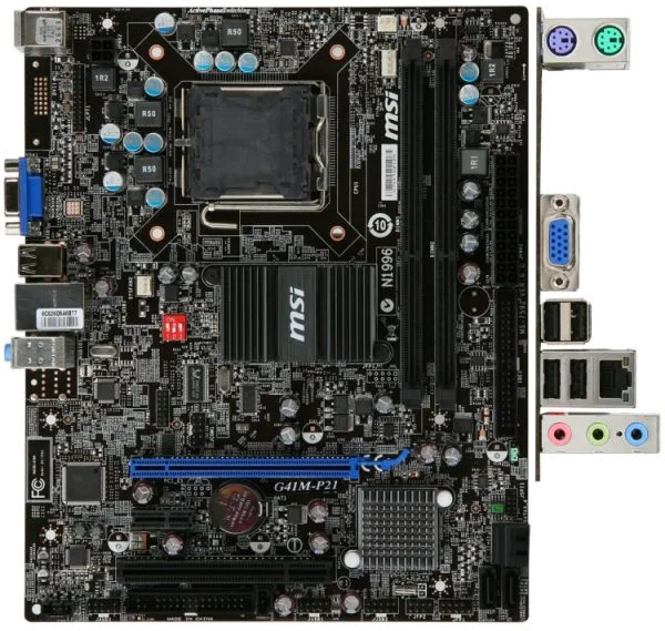 материнской платы MSI G41M-P21