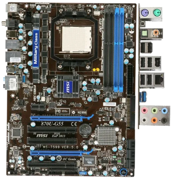 материнской платы MSI 870U-G55