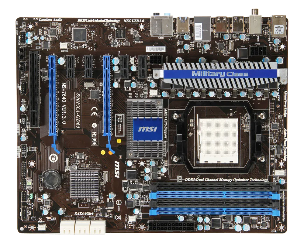 материнской платы MSI 890FXA-GD65