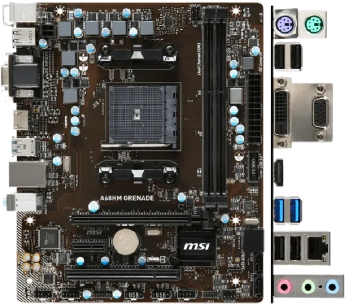 материнской платы MSI A68HM GRENADE