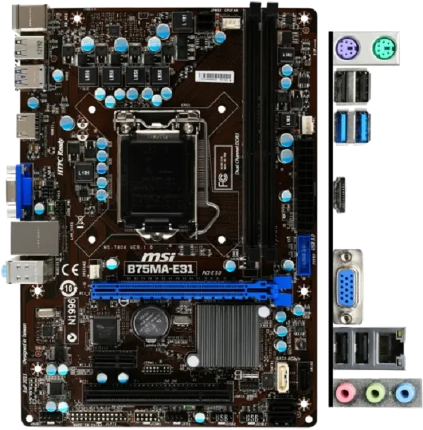 материнской платы MSI B75MA-E31